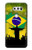 S2981 Brazil Football Soccer Copa 2016 Case For LG V30, LG V30 Plus, LG V30S ThinQ, LG V35, LG V35 ThinQ