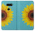 S3039 Vintage Sunflower Blue Case For LG V30, LG V30 Plus, LG V30S ThinQ, LG V35, LG V35 ThinQ