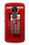 S0058 British Red Telephone Box Case For Motorola Moto G6 Play, Moto G6 Forge, Moto E5