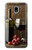 S1316 Grapes Bottle and Glass of Red Wine Case For Samsung Galaxy J3 (2018), J3 Star, J3 V 3rd Gen, J3 Orbit, J3 Achieve, Express Prime 3, Amp Prime 3