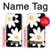 S2315 Daisy White Flowers Case For Samsung Galaxy J3 (2018), J3 Star, J3 V 3rd Gen, J3 Orbit, J3 Achieve, Express Prime 3, Amp Prime 3