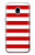 S2364 Red and White Striped Case For Samsung Galaxy J3 (2018), J3 Star, J3 V 3rd Gen, J3 Orbit, J3 Achieve, Express Prime 3, Amp Prime 3