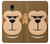 S2721 Cute Grumpy Monkey Cartoon Case For Samsung Galaxy J3 (2018), J3 Star, J3 V 3rd Gen, J3 Orbit, J3 Achieve, Express Prime 3, Amp Prime 3