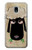 S2826 Cute Cartoon Unsleep Black Sheep Case For Samsung Galaxy J3 (2018), J3 Star, J3 V 3rd Gen, J3 Orbit, J3 Achieve, Express Prime 3, Amp Prime 3