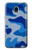 S2958 Army Blue Camo Camouflage Case For Samsung Galaxy J3 (2018), J3 Star, J3 V 3rd Gen, J3 Orbit, J3 Achieve, Express Prime 3, Amp Prime 3