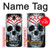 S0223 Vampire Skull Tattoo Case For Samsung Galaxy J7 (2018), J7 Aero, J7 Top, J7 Aura, J7 Crown, J7 Refine, J7 Eon, J7 V 2nd Gen, J7 Star