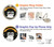 S2324 Funny Monkey with Headphone Pop Music Case For Samsung Galaxy J7 (2018), J7 Aero, J7 Top, J7 Aura, J7 Crown, J7 Refine, J7 Eon, J7 V 2nd Gen, J7 Star