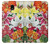 S3205 Retro Art Flowers Case For Samsung Galaxy J7 (2018), J7 Aero, J7 Top, J7 Aura, J7 Crown, J7 Refine, J7 Eon, J7 V 2nd Gen, J7 Star