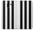 S2297 Black and White Vertical Stripes Case For Samsung Galaxy J6 (2018)