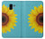 S3039 Vintage Sunflower Blue Case For Samsung Galaxy J6 (2018)