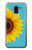 S3039 Vintage Sunflower Blue Case For Samsung Galaxy J6 (2018)