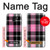 S3091 Pink Plaid Pattern Case For Samsung Galaxy J6 (2018)