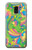 S3273 Flower Line Art Pattern Case For Samsung Galaxy J6 (2018)