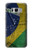 S3297 Brazil Flag Vintage Football Graphic Case For Samsung Galaxy S8