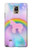 S3070 Rainbow Unicorn Pastel Sky Case For Samsung Galaxy Note 4