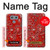 S3354 Red Classic Bandana Case For LG G6