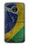 S3297 Brazil Flag Vintage Football Graphic Case For Motorola Moto E4