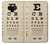 S2502 Eye Exam Chart Decorative Decoupage Poster Case For Note 9 Samsung Galaxy Note9