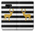 S2794 Black and White Striped Deer Gold Sparkles Case For Note 9 Samsung Galaxy Note9