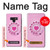S2847 Pink Retro Rotary Phone Case For Note 9 Samsung Galaxy Note9