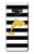 S2882 Black and White Striped Gold Dolphin Case For Note 9 Samsung Galaxy Note9