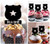 TA0807 Police Badge Silhouette Party Wedding Birthday Acrylic Cupcake Toppers Decor 10 pcs