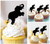 TA0866 Elephant Circus Silhouette Party Wedding Birthday Acrylic Cupcake Toppers Decor 10 pcs