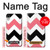S1849 Pink Black Chevron Zigzag Case For iPhone XR