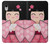 S3042 Japan Girl Hina Doll Kimono Sakura Case For iPhone XR