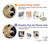 S1383 Paper Sculpture Eagle Case For iPhone X, iPhone XS