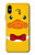 S2760 Yellow Duck Tuxedo Cartoon Case For iPhone X, iPhone XS