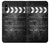 S2919 Vintage Director Clapboard Case For iPhone X, iPhone XS