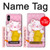 S3025 Pink Maneki Neko Lucky Cat Case For iPhone X, iPhone XS