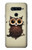 S0360 Coffee Owl Case For LG V40, LG V40 ThinQ