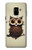 S0360 Coffee Owl Case For Samsung Galaxy A8 (2018)