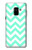 S1723 Mint Chevron Zigzag Case For Samsung Galaxy A8 (2018)