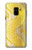 S2713 Yellow Snake Skin Graphic Printed Case For Samsung Galaxy A8 (2018)
