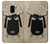 S2826 Cute Cartoon Unsleep Black Sheep Case For Samsung Galaxy A8 (2018)