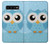 S3029 Cute Blue Owl Case For Samsung Galaxy S10 Plus