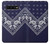 S3357 Navy Blue Bandana Pattern Case For Samsung Galaxy S10 Plus