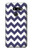 S2345 Navy Blue Shavron Zig Zag Pattern Case For LG G8 ThinQ