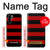 S2638 Black and Red Striped Case For Huawei P30 Pro