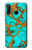S2688 Aqua Copper Turquoise Gemstone Graphic Case For Huawei P30 lite