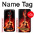 S0415 Fire Guitar Burn Case For Motorola Moto G7 Power