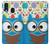 S2521 Cute Nerd Owl Cartoon Case For Samsung Galaxy A40