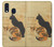 S3229 Vintage Cat Poster Case For Samsung Galaxy A40 S3229 Vintage Cat Poster Case For Samsung Galaxy A40