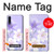 S2361 Purple White Flowers Case For Samsung Galaxy A70