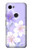 S2361 Purple White Flowers Case For Google Pixel 3a S2361 Purple White Flowers Case For Google Pixel 3a