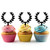 TA0919 Hellenismos Silhouette Party Wedding Birthday Acrylic Cupcake Toppers Decor 10 pcs