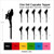 TA0953 Female Jazz Saxophone Silhouette Party Wedding Birthday Acrylic Cupcake Toppers Decor 10 pcs
